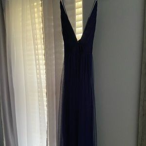 Navy blue dress